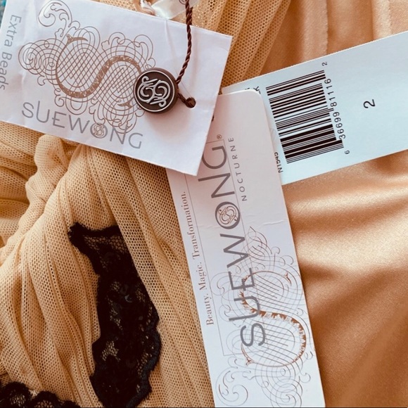 Special occasion/cocktail dress- one shoulder with beautiful lace-sequin detail - Picture 9 of 11